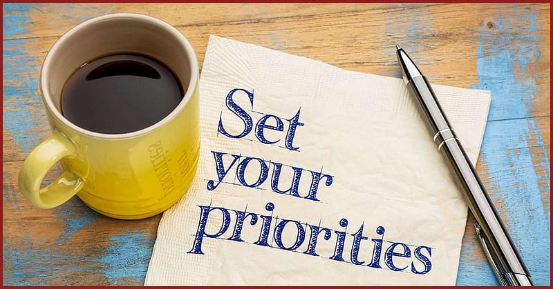 set goals and prioritize
